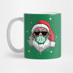 Santa Claus in facemask 2020 Mug